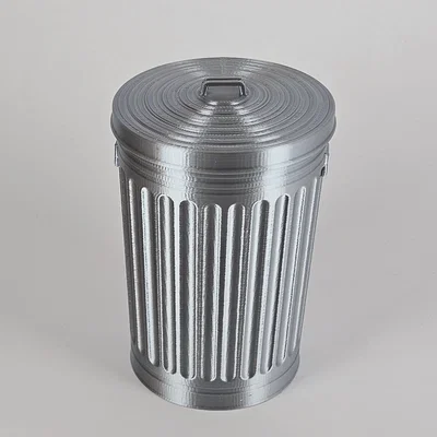 Hộp đựng bút để bàn thiết kế thùng rác vintage độc đáo