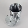Hộp đựng bút để bàn thiết kế thùng rác vintage độc đáo - Thumbnail 4