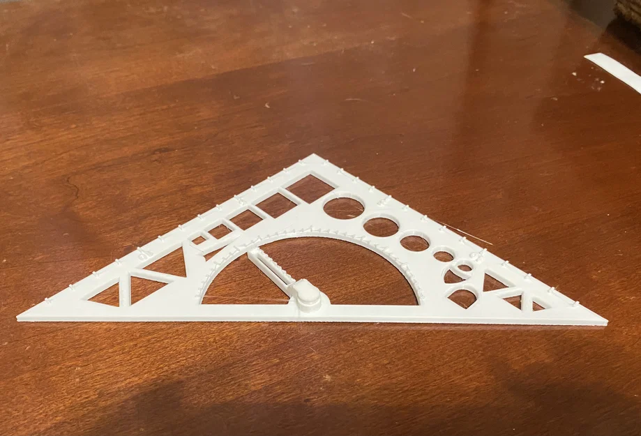 Thước Stencil Bản Vẽ Kỹ Thuật (Engineering Drawing Stencil) - Image 1