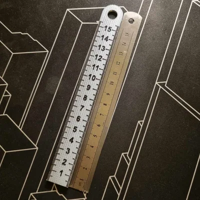 Thước 15 cm có chia mm (Chính xác)