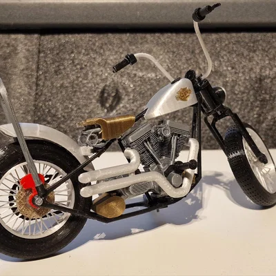 Mô hình xe máy phong cách Harley Davidson cực chất để in 3D