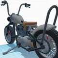 Mô hình xe máy phong cách Harley Davidson cực chất để in 3D - Thumbnail 7