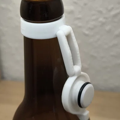 Nắp chai bia kèm vòng đệm (Bierflaschendeckel mit Dichtring)