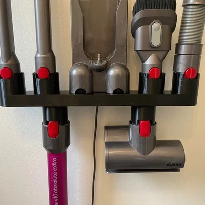 Giá treo phụ kiện Dyson bản đôi (V8, V7, V10) – thiết kế gia cố