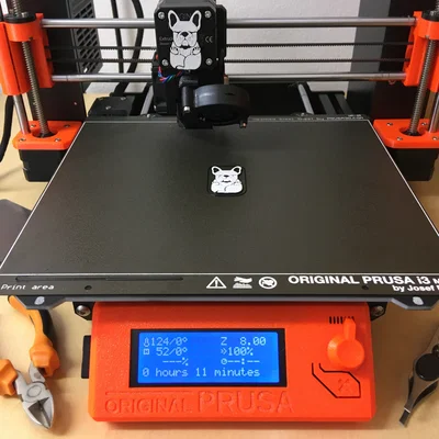French Bulldog Extruder Visualizer / Buldoček: hiển thị chuyển động motor extruder