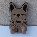 Mẫu in 3D móc treo chìa khóa hình chú chó Bulldog dễ thương - Thumbnail 3