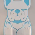 Mẫu in 3D móc treo chìa khóa hình chú chó Bulldog dễ thương - Thumbnail 5