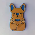 Mẫu in 3D móc treo chìa khóa hình chú chó Bulldog dễ thương - Thumbnail 9