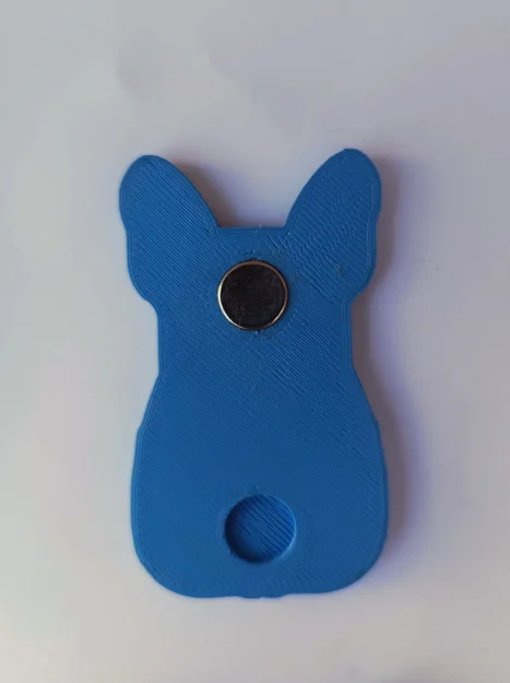 Mẫu in 3D móc treo chìa khóa hình chú chó Bulldog dễ thương - Image 13