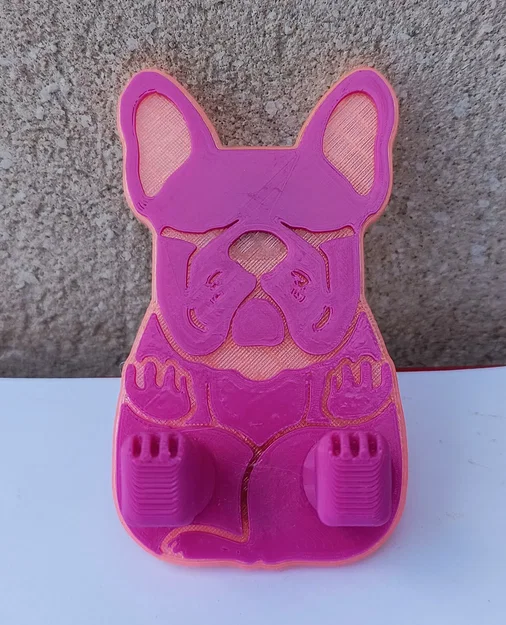 Mẫu in 3D móc treo chìa khóa hình chú chó Bulldog dễ thương - Image 16