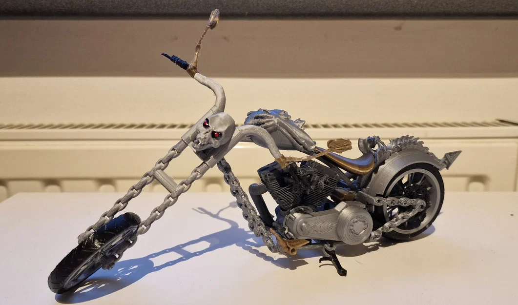 Nâng cấp! Ghost Rider Bike (2020) bản Mini! Designer Ed van der Heijden - Image 1