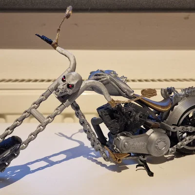 Nâng cấp! Ghost Rider Bike (2020) bản Mini! Designer Ed van der Heijden