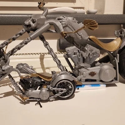 Nâng cấp! Ghost Rider Bike (2020) bản Mini! Designer Ed van der Heijden