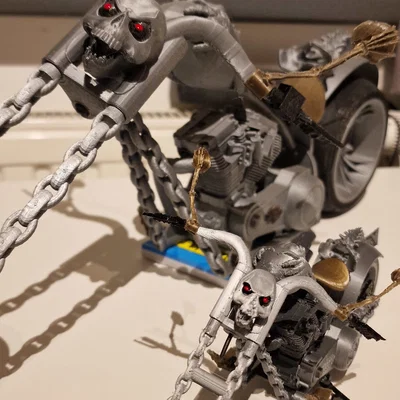 Nâng cấp! Ghost Rider Bike (2020) bản Mini! Designer Ed van der Heijden