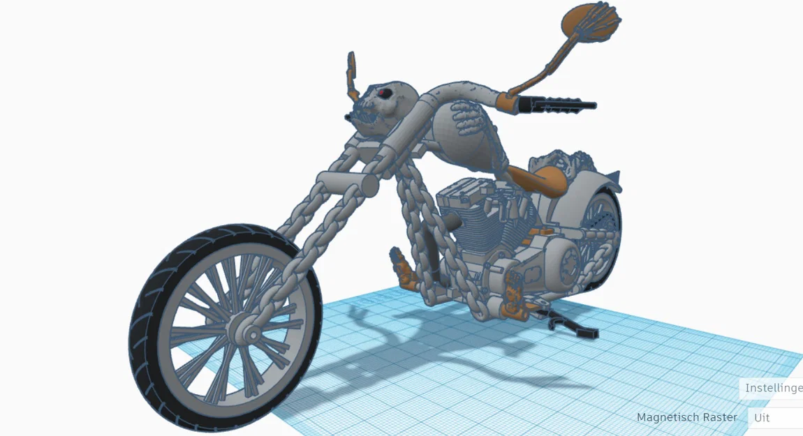 Nâng cấp! Ghost Rider Bike (2020) bản Mini! Designer Ed van der Heijden - Image 5