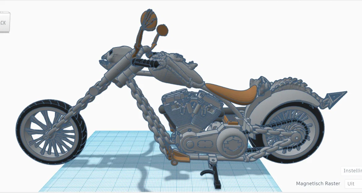 Nâng cấp! Ghost Rider Bike (2020) bản Mini! Designer Ed van der Heijden - Image 7