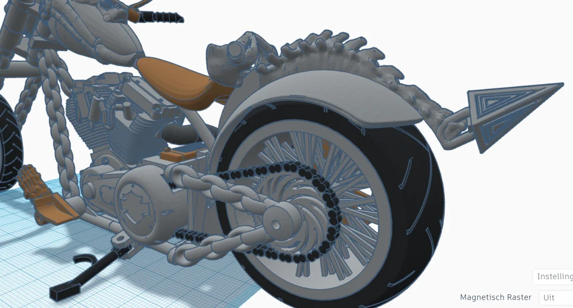 Nâng cấp! Ghost Rider Bike (2020) bản Mini! Designer Ed van der Heijden - Image 11