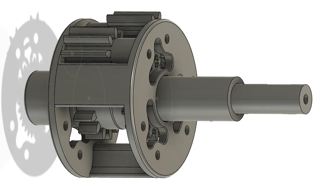 Bộ vi sai kiểu Tatra (Differential tatra style) - Image 3