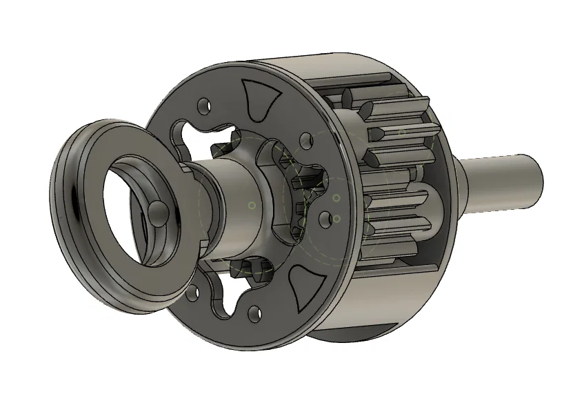 Bộ vi sai kiểu Tatra (Differential tatra style) - Image 4