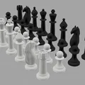 Bộ Quân Cờ Vua 3D (Chess Figures) Đẹp, Dễ In Cho Mọi Người - Thumbnail 1