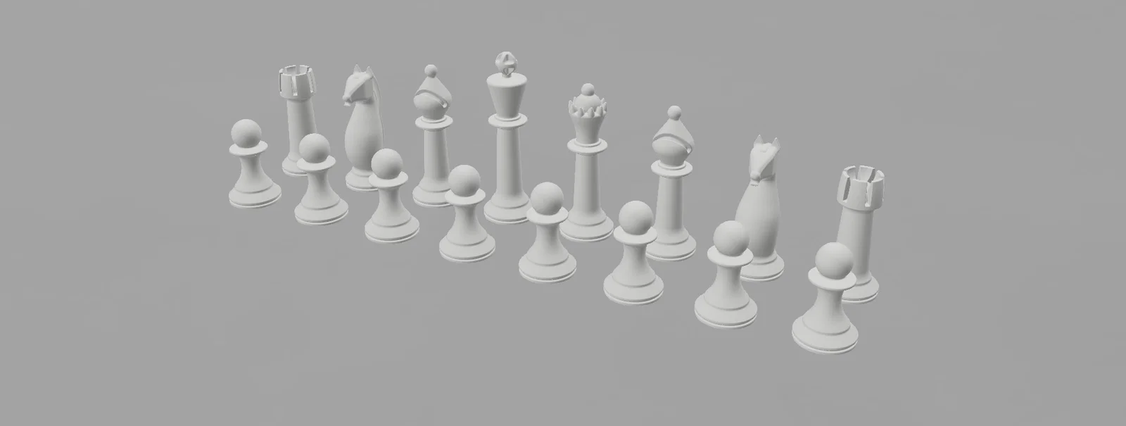 Bộ Quân Cờ Vua 3D (Chess Figures) Đẹp, Dễ In Cho Mọi Người - Image 2