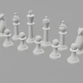 Bộ Quân Cờ Vua 3D (Chess Figures) Đẹp, Dễ In Cho Mọi Người - Thumbnail 2