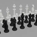 Bộ Quân Cờ Vua 3D (Chess Figures) Đẹp, Dễ In Cho Mọi Người - Thumbnail 6