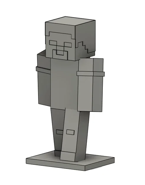 Mô hình 3D nhân vật Steve trong Minecraft để bàn đẹp mắt - Image 1