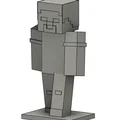 Mô hình 3D nhân vật Steve trong Minecraft để bàn đẹp mắt - Thumbnail 1