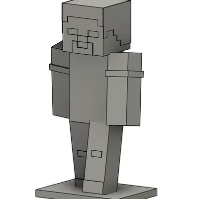 Mô hình 3D nhân vật Steve trong Minecraft để bàn đẹp mắt