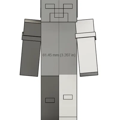 Mô hình 3D nhân vật Steve trong Minecraft để bàn đẹp mắt