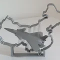 China Chengdu J-20 - String Art - 歼-20 - Thumbnail 2