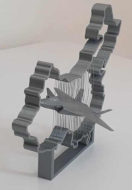 China Chengdu J-20 - String Art - 歼-20 - Image 3