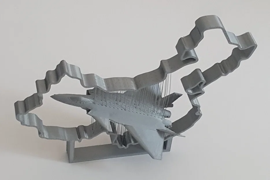 China Chengdu J-20 - String Art - 歼-20 - Image 4