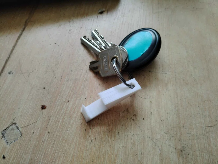 Giá đỡ điện thoại mini kiêm móc khóa siêu gọn - File in 3D hữu ích - Image 4