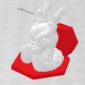 Mô hình trang trí Cali Dragon gắn bảng Honeycomb - Độc đáo, sáng tạo - Thumbnail 2