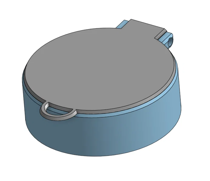 Nắp máng ăn gà PVC – Bản lề (Hinged Lid) - Image 5