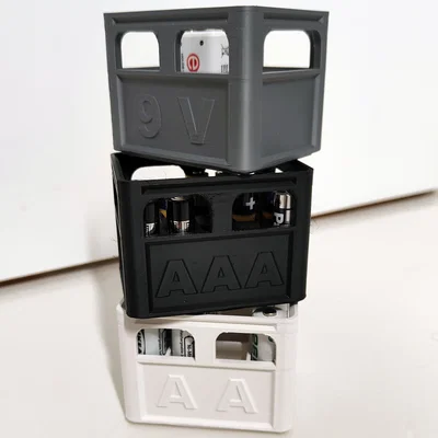 Cập nhật! - Hộp pin xếp chồng (AA - AAA - 9V Blocks - CR2XX)