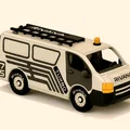 Xe Van Utility Màu Vàng Có Chuyển Động (Yellow Utility Van with Movements) - Thumbnail 1
