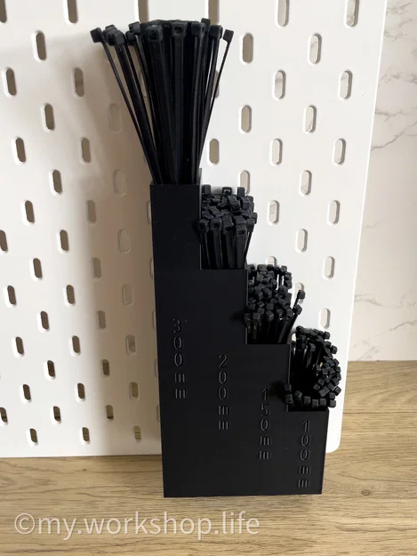 Giá treo dây rút cho Garant/Holex/Skadis (Ziptie Holder/Kabelbinder Halterung) - Image 1