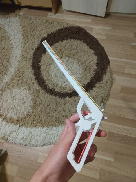 Súng bắn thun Rubberband Gun V2: Đồ chơi giải trí in 3D cực vui - Image 1