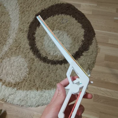 Súng bắn thun Rubberband Gun V2: Đồ chơi giải trí in 3D cực vui