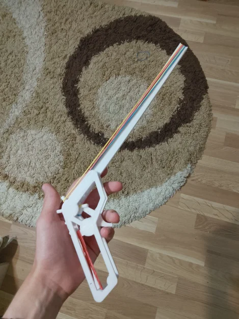 Súng bắn thun Rubberband Gun V2: Đồ chơi giải trí in 3D cực vui - Image 4
