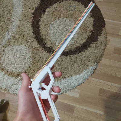 Súng bắn thun Rubberband Gun V2: Đồ chơi giải trí in 3D cực vui