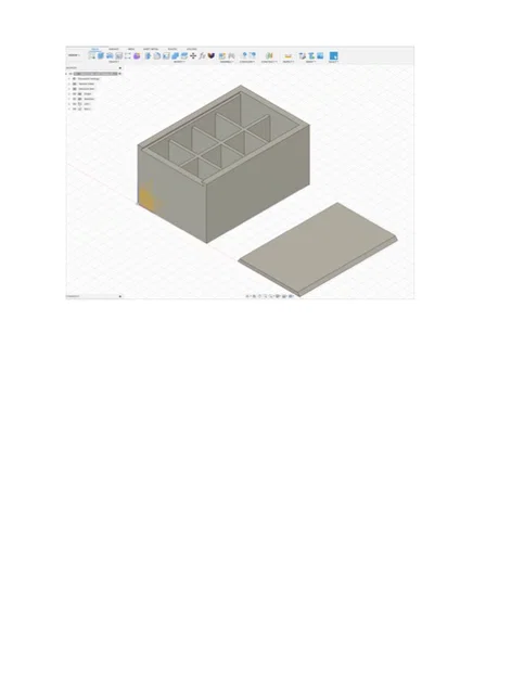Hộp Đựng Đa Năng Có Ngăn Chia và Nắp Trượt (Parametric Box) - Image 3