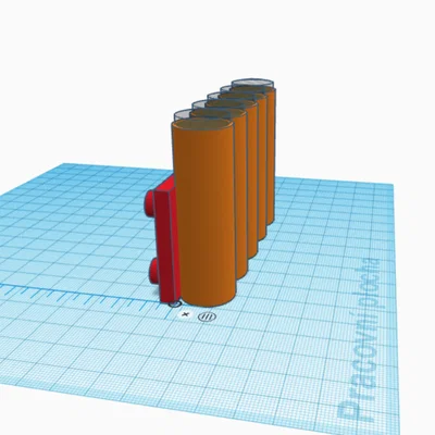 Giá đỡ bút gắn bảng treo dụng cụ Parkside (Pegboard Penholder)
