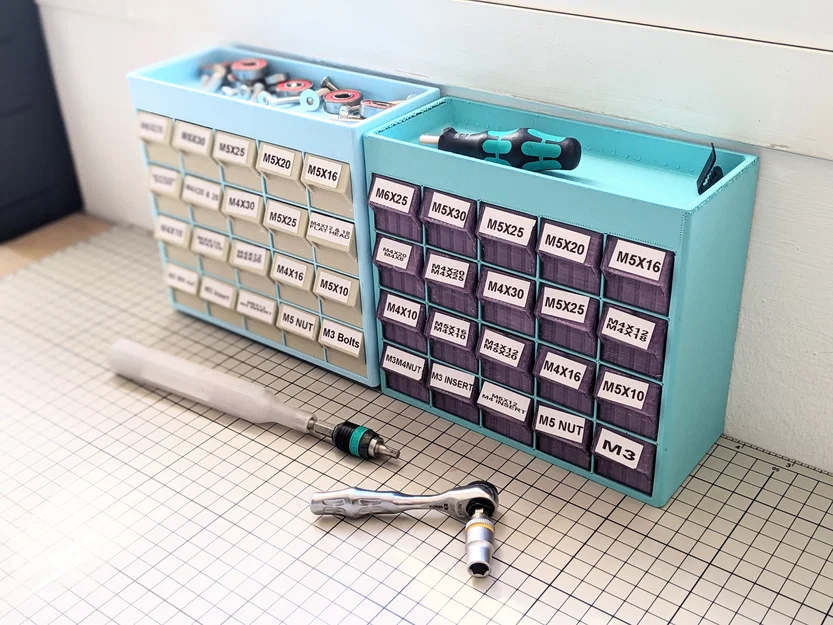 Hộp Đựng Linh Kiện Nhỏ - Small Screw Organizer In 3D Tiện Dụng - Image 1