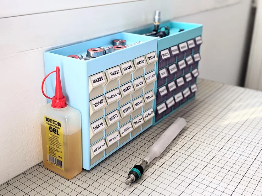 Hộp Đựng Linh Kiện Nhỏ - Small Screw Organizer In 3D Tiện Dụng - Image 3