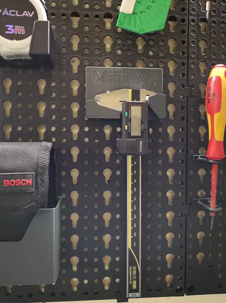 Giá treo thước cặp Mitutoyo (pegboard Parkside) - Image 2