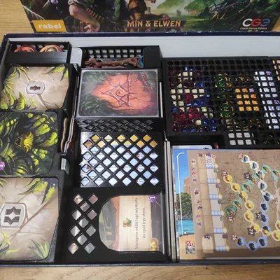 Insert/Organizer Lost Ruins Of Arnak + 2 Expansions (Expedition Leaders & Missing Expedition)